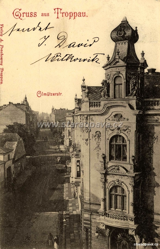 olomoucka (36).jpg - Olomoucká ulice na pohlednici z roku 1902